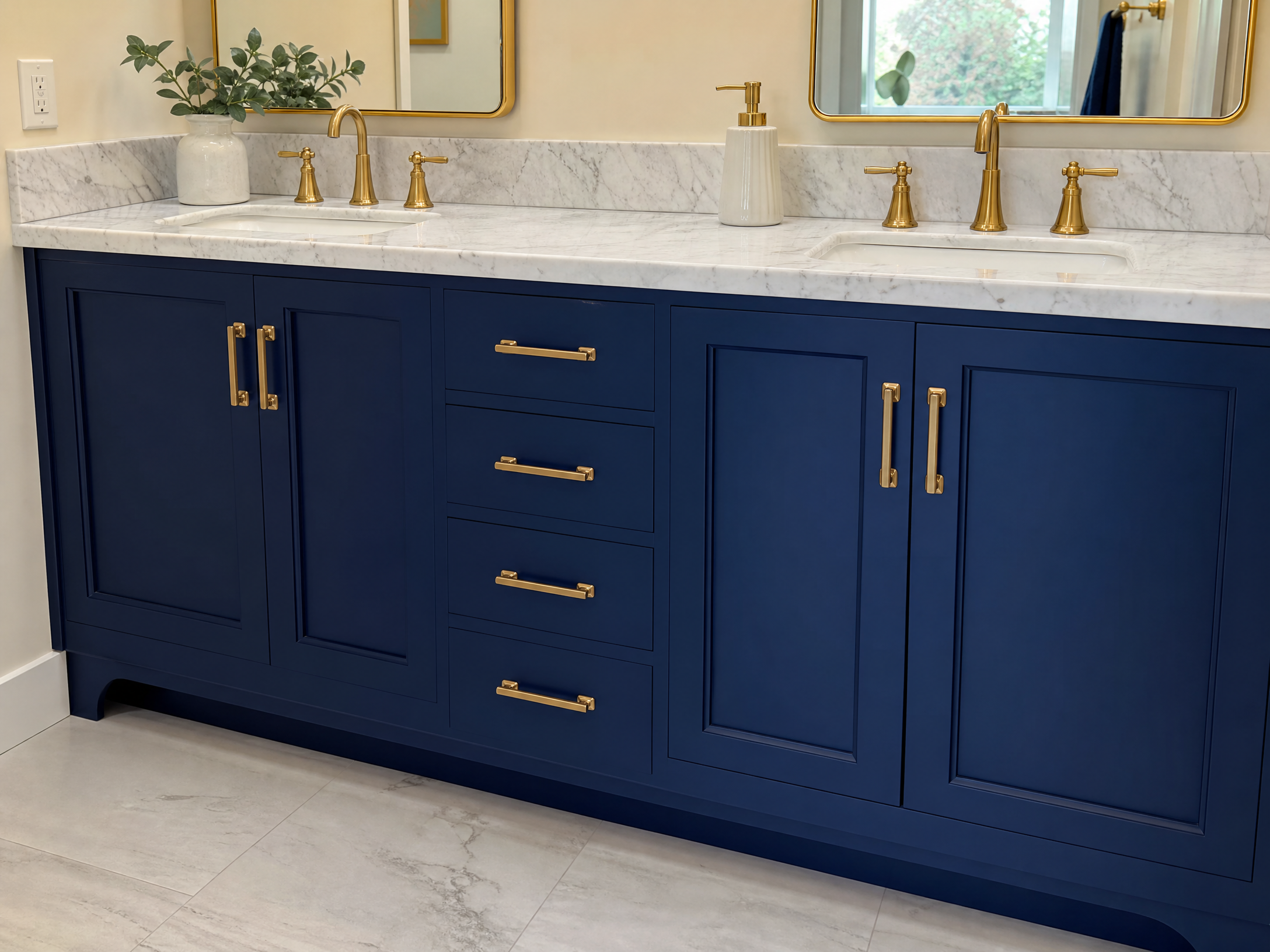 Cabinet refinishing bathroom vanity West Bloomfield MI