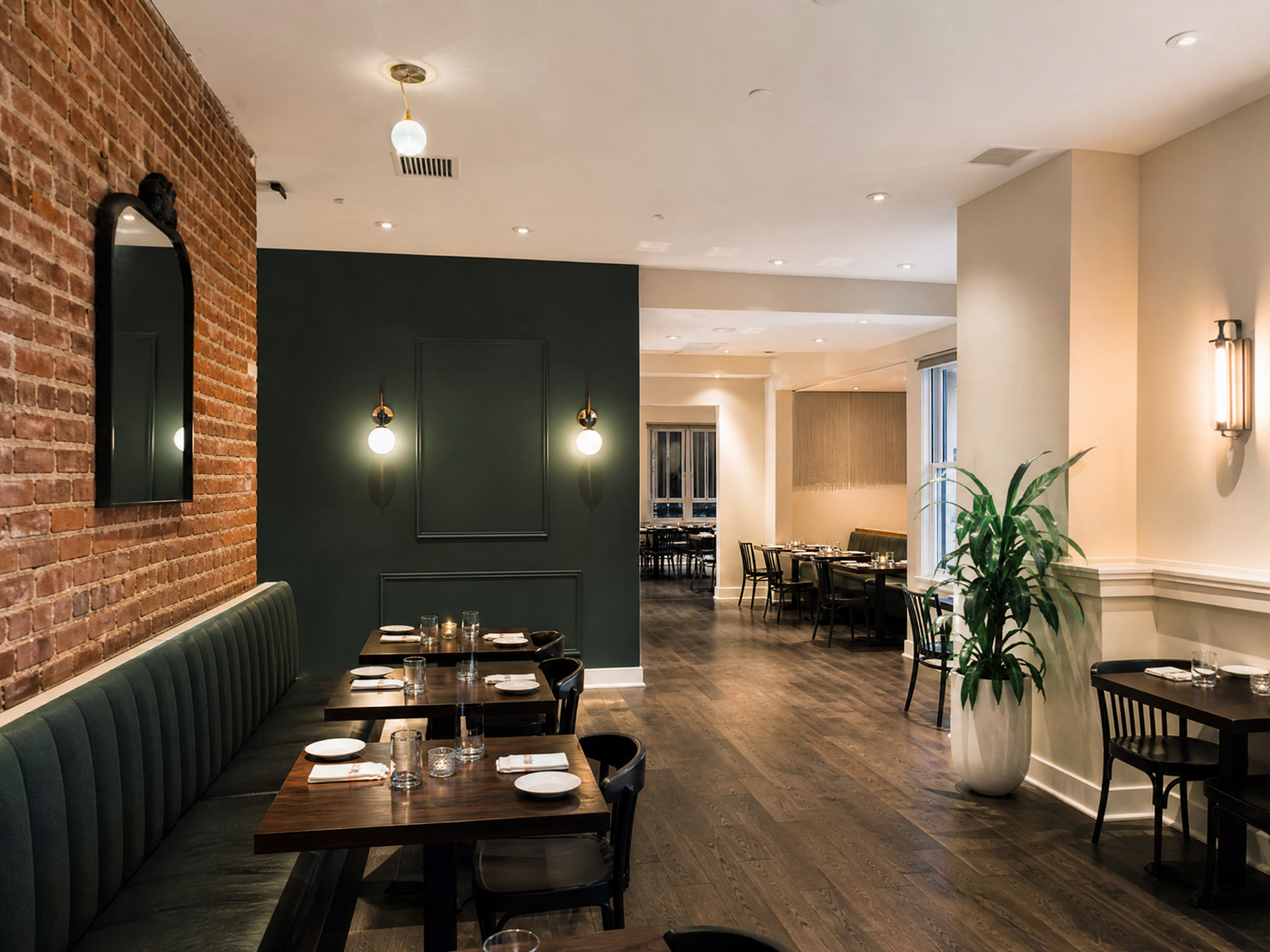 Commercial painting restaurant interior Birmingham MI