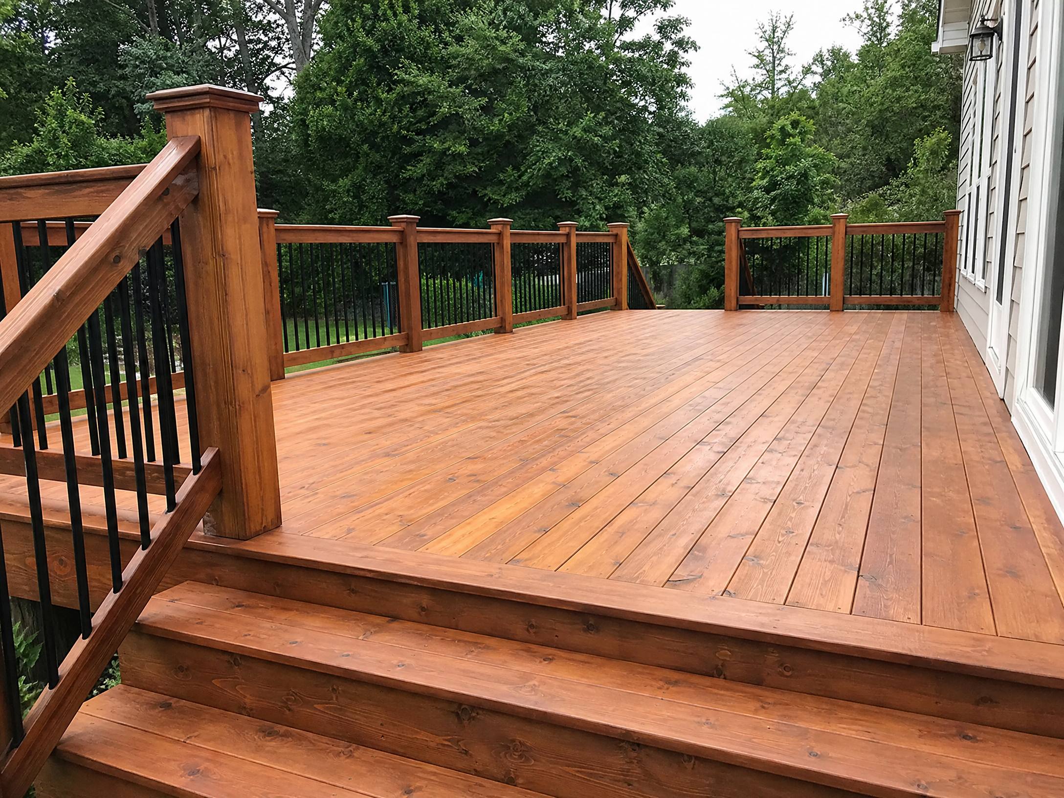 Cedar deck staining Milford MI