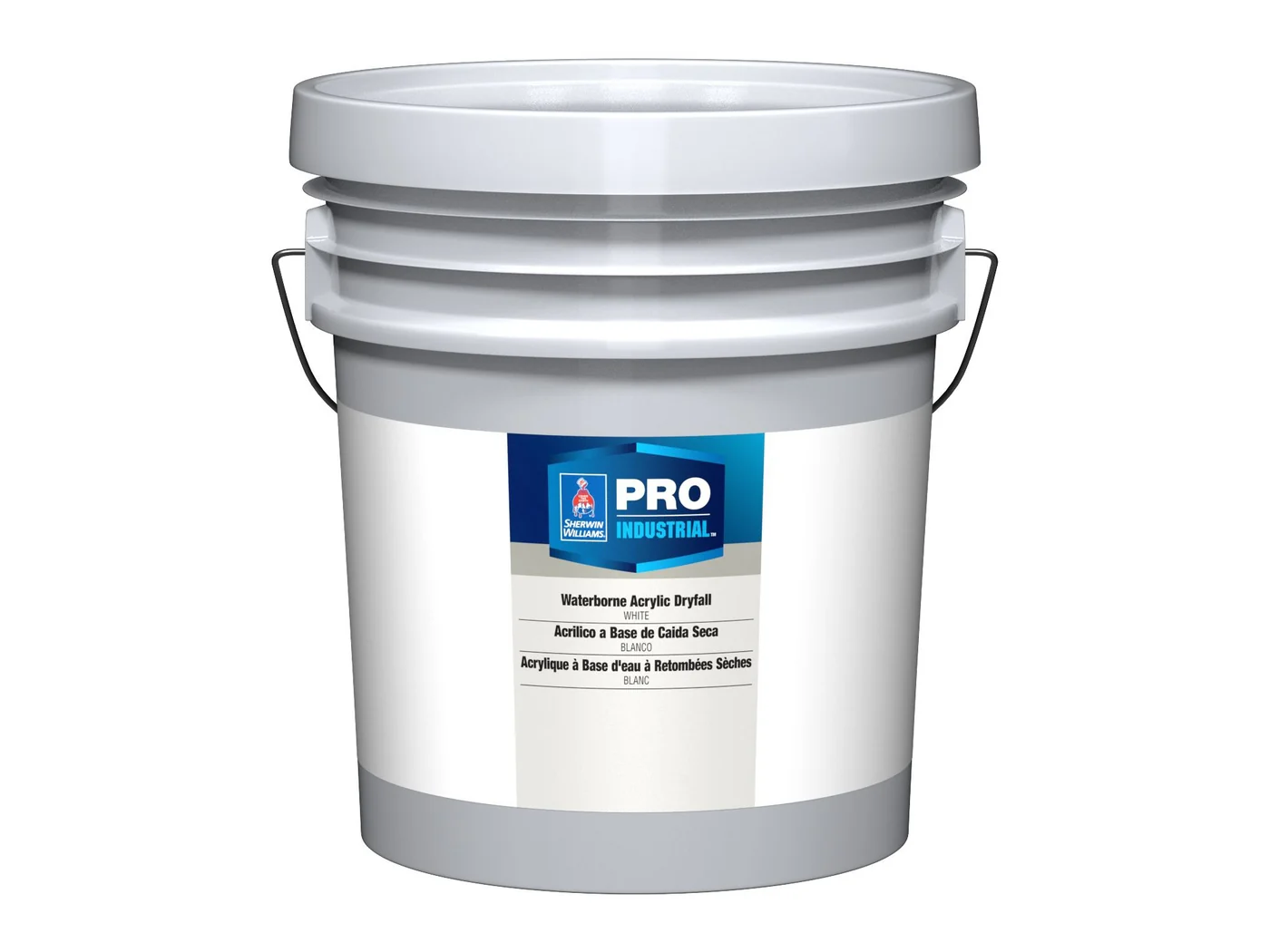 Sherwin-Williams Pro Industrial Waterborne Acrylic Dryfall bucket