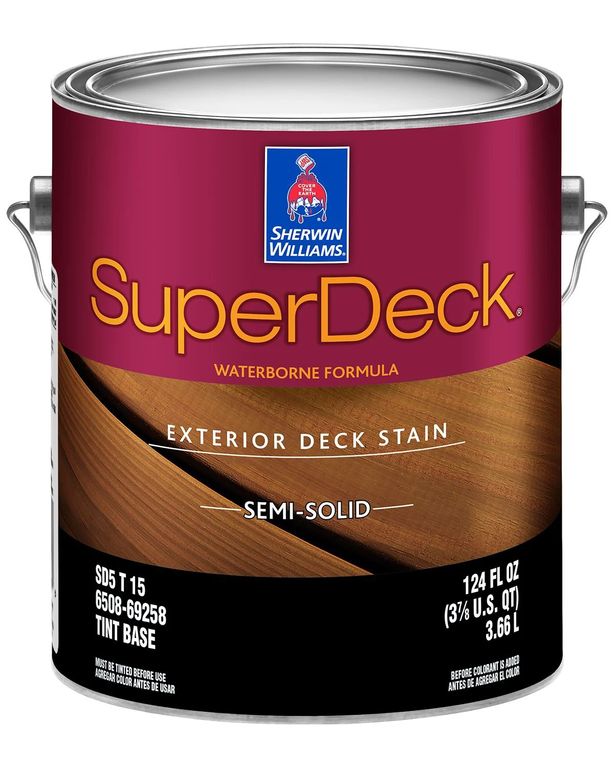 SuperDeck Exterior Waterborne Semi-Solid Stain gallon
