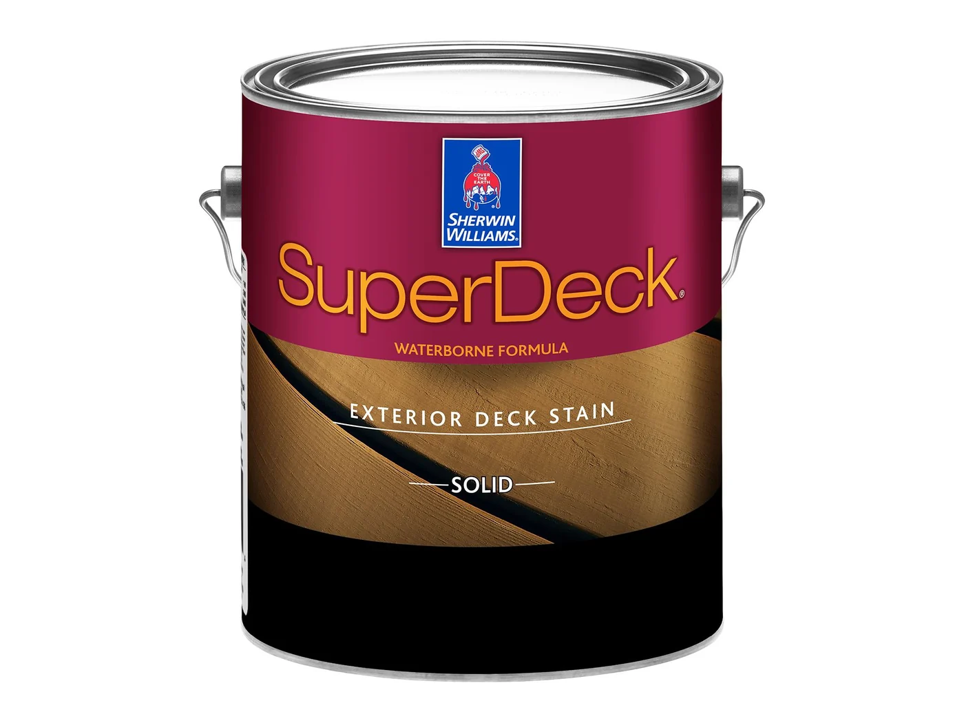 SuperDeck Exterior Waterborne Solid Color Deck Stain gallon